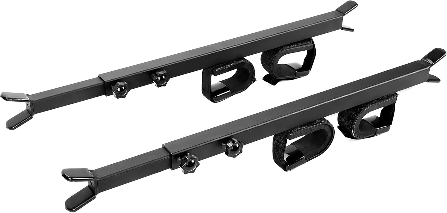Adjustable Gun Rack Carrier 23-31 Inch Universal Compatible with Polaris Ranger Kawasaki Mule UTV Overhead Roof Gun Holder LYPS-068
