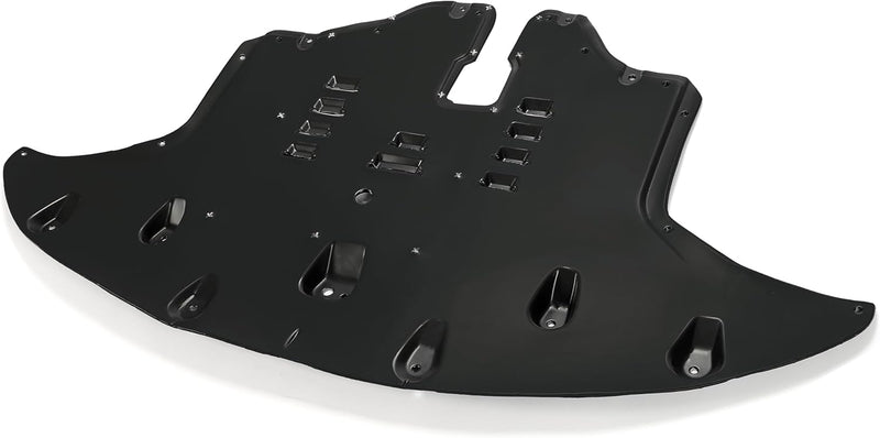 KUAFU Front Engine Splash Shield Compatible with 2016-2020 Kia Sorento EX LX S SX Limited 3.3L Replacement for KI1228152 29110C6800 Engine Under Cover w/Aluminum Pad Black LYAP-755T