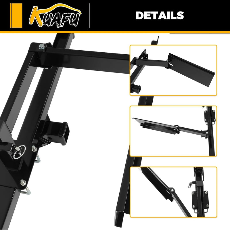 KUAFU RV Bumper Grill Mount Swing Arm Universal for RVs Campers Trailers Grilling Tailgating Grill 4?¡À Bumper Mounted LYOM-258