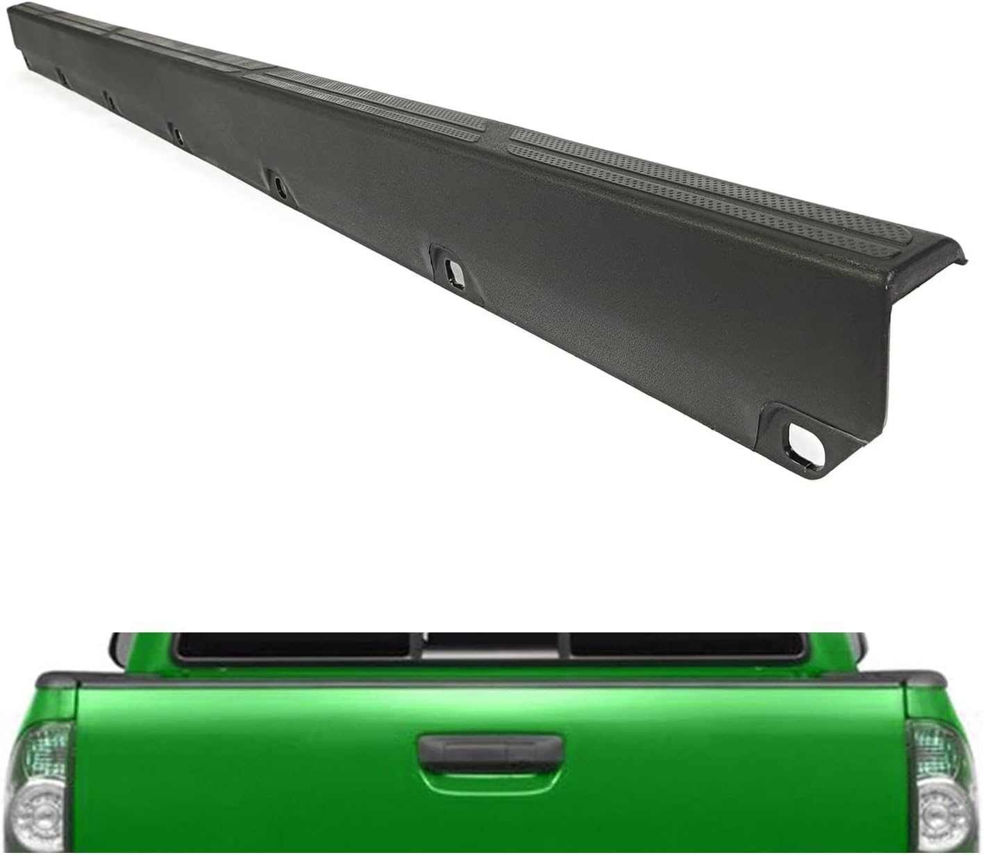 Tailgate Molding Cover Cap Compatible with 2005-2015 Toyota Tacoma Replace for 65717-04020 TO1904100 Top Protector LYAP-242S