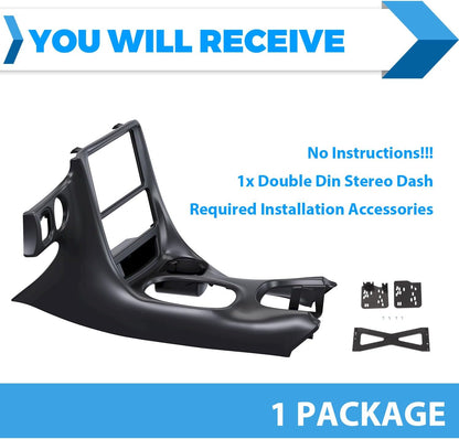 Double Din Stereo Dash Installation Compatible with 1997-2004 Chevrolet Corvette C5 Replacement for 10407815 LYAP-310S