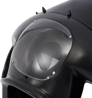 Load image into Gallery viewer, Front Upper Fairing&amp;Headlight Mount Compatible with 2006-2017 Harley Dyna Low Rider FXDL/I Street Bob FXDB/I Super Glide Custom FXDC/I FXD/I FXD/I Front Fairing Kit Smoke Windshield LYMP-175-2
