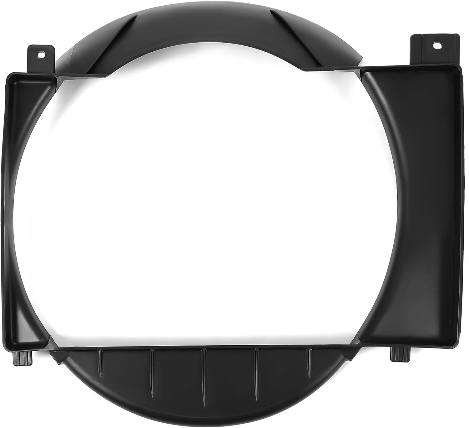 Radiator Cooling Fan Shroud Compatible with 1987-2001 Jeep Cherokee Replaces CH3110104 52027501AB 52027501AC Black PP Plastic LYAP-980