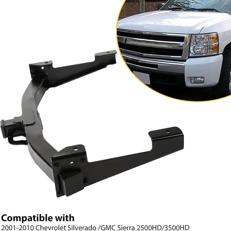 Class 5 Trailer Tow Hitch W/2-Inch Receiver Compatible with Chevrolet Silverado GMC Sierra 2500HD 3500HD 2001-2010 Replacement for 41944 LYAM-451S