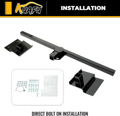 Universal RV Trailer Hitch 2 Inch Class 3 Mount Receiver Tow Hitch Fits UP to 72inches Frame Replacement for 13703 Adjustable LYAM-688