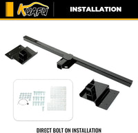 Load image into Gallery viewer, KUAFU Universal RV Trailer Hitch 2 Inch Class 3 Mount Receiver Tow Hitch Fits UP to 72inches Frame Replacement for 13703 Adjustable LYAM-688
