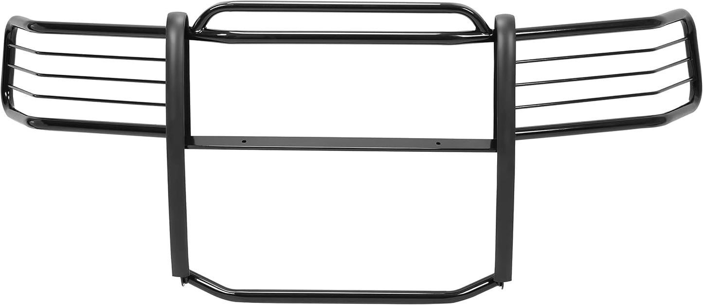 Brush Guard Compatible with 2007-2013 Chevy Silverado/GMC Sierra 1500 New Body Style (Not for 2500 HD Models) Powder Coated Bumper Grille Protection LYAM-194-1S