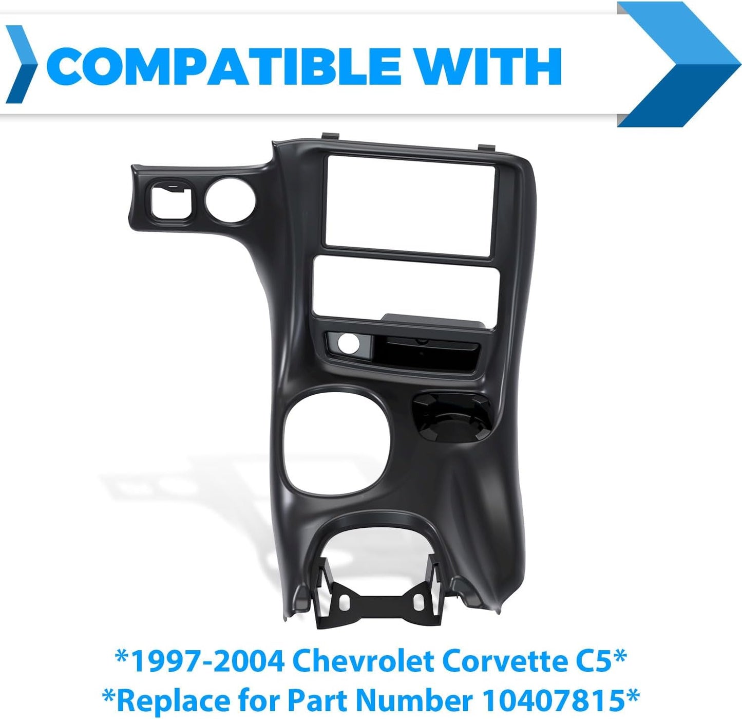 Double Din Stereo Dash Installation Compatible with 1997-2004 Chevrolet Corvette C5 Replacement for 10407815 LYAP-310S