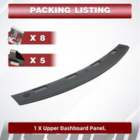 Load image into Gallery viewer, HECASA Upper Dashboard Panel Compatible with 2002-2005 Dodge Ram 1500 2003-2005 Dodge Ram 2500 3500 Dashboard Replacement for 5GT31XDVAC - Slate Gray LYAP-641

