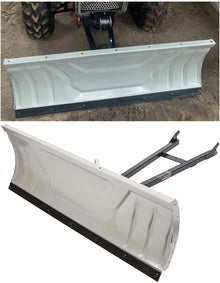 Snow Plow Blade Universal Kit Steel Adjustable 48inches Complete Universal Kit Package Compatible with ATV Honda Kawasaki Polaris Aeon Crossland Arctic-Cat Alterra (You Will get 2 Packages) LYOM-045A+LYOM-045B