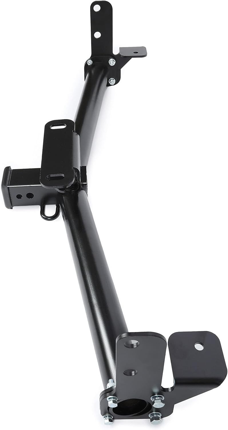 Class 3 III Tow Trailer Hitch Receiver Compatible with 2005-2017 Chevy Chevrolet Equinox 2010-2017 GMC Terrain Round Tube No All-Welded Structure (with 2inches Square Receiver Tube Opening) LYAM-448
