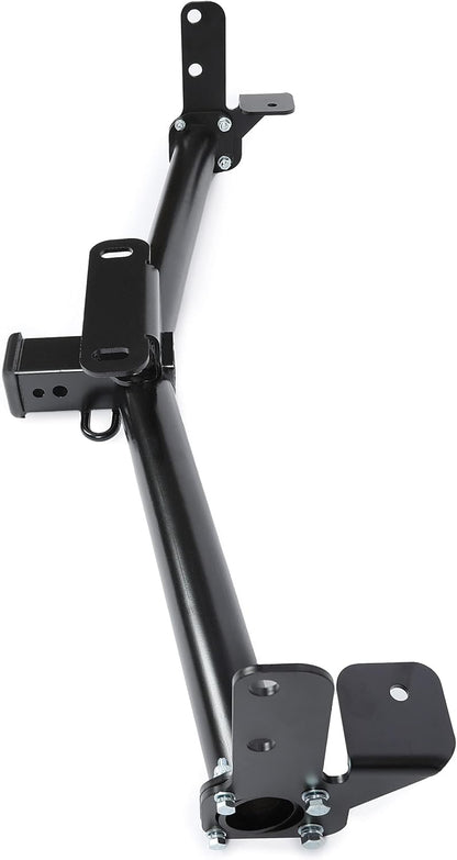 Class 3 III Tow Trailer Hitch Receiver Compatible with 2005-2017 Chevy Chevrolet Equinox 2010-2017 GMC Terrain Round Tube No All-Welded Structure (with 2inches Square Receiver Tube Opening) LYAM-448