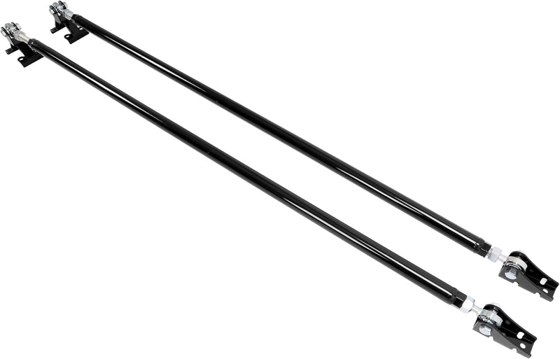 Traction Tie Bars Compatible with 2001-2010 Chevrolet Silverado GMC Sierra 2500HD 3500HD Steel Black Powder Coated LYAM-X1933