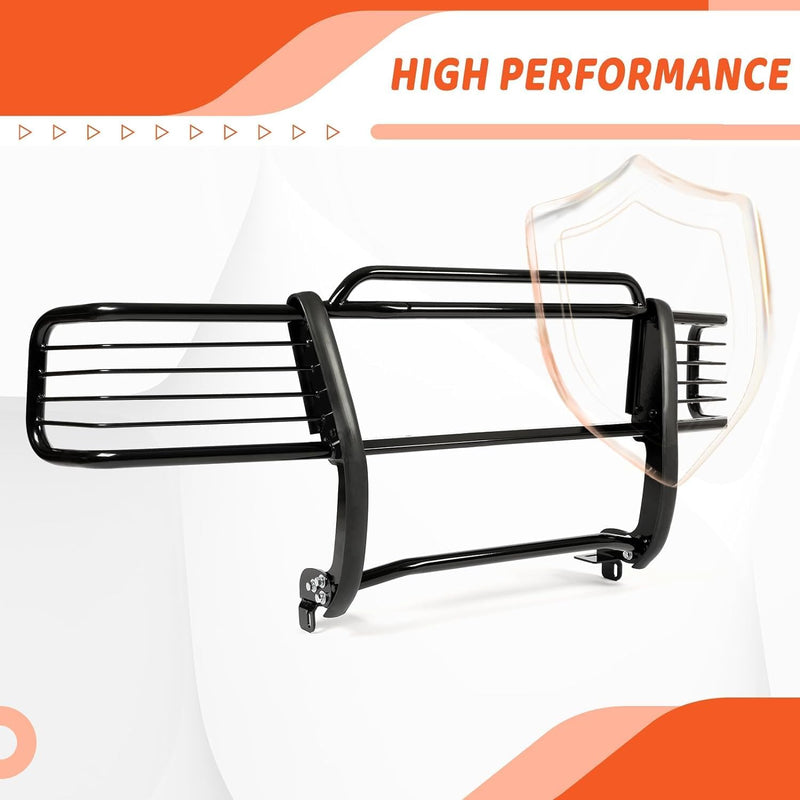 Kojem Front Brush Guard Compatible with 1999-2006 Chevy Silverado 1500 LD Tahoe 1500 Suburban 1500 GMC Yukon Yukon XL 1500 Grille Protection Guard Bull Bar Brush Push Bar LYAM-575