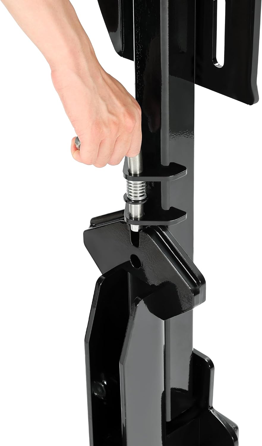 RV Spare Tire Carrier for 16inches 16.5inches 19.5inches 22.5inches and 24inches RV Motorhomes Wheels 2 Inch Receiver Mount, 10,000-pound Capacity, 400-pound Tongue Weight LYAM-X1042S
