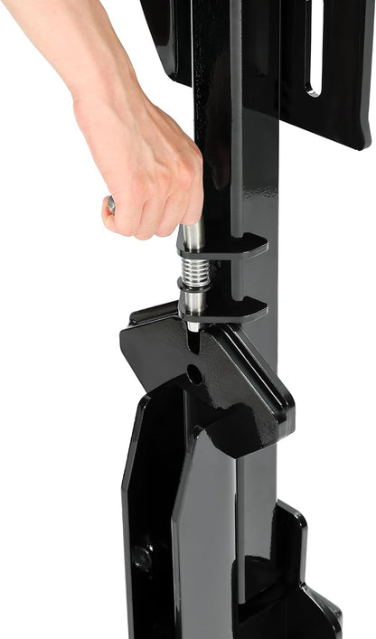 RV Spare Tire Carrier for 16inches 16.5inches 19.5inches 22.5inches and 24inches RV Motorhomes Wheels 2 Inch Receiver Mount, 10,000-pound Capacity, 400-pound Tongue Weight LYAM-X1042S