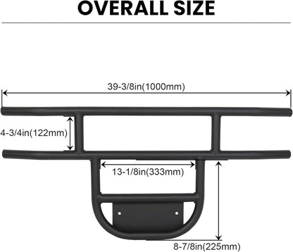 Front Brush Guard Tubular Bumper Compatible with 1981-Up Club Car DS Models, Gas & Electric Club Car Precedent Front Brush LYMM-057