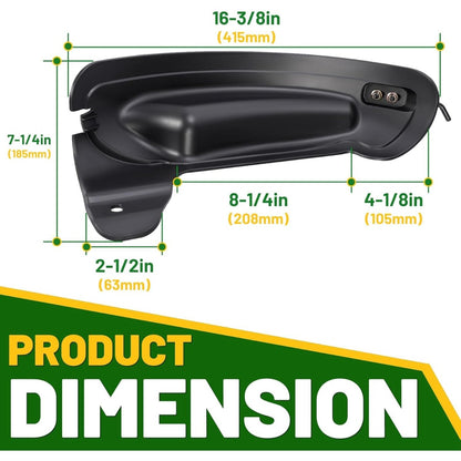 Mulching Cover Compatible with Craftsman T2100 | Troy-Bilt TB46 | Cub Cadet 42"&46'' Deck Mulch Kit Lawn Mower Mulch Plug Replacement for 631-05195A Black