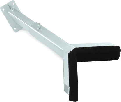 Adjustable Bow Rest Catcher for Boat Trailer Compatible with 3 inch Wide Trailer Tongues (3x3 or 3x4) Assembly Silvery Steel Bracket LYOM-194