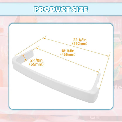 WR17X11889 Replacement Refrigerator Door Shelf Compatible with GE Refrigerator FreshFood Door Retaining Bar Shelf LYOP-099