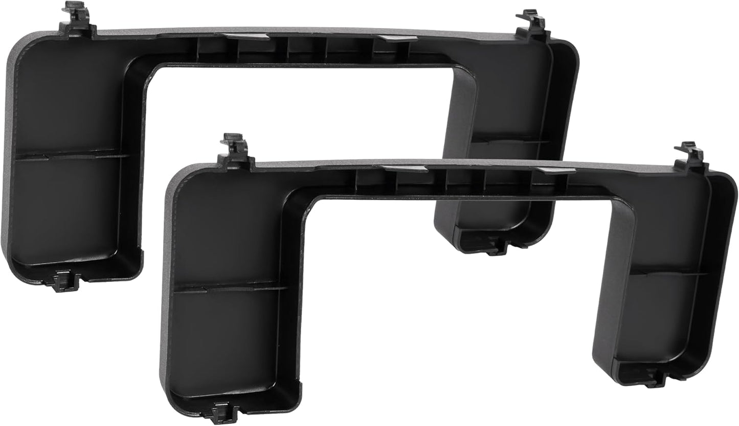 Front Bumper Tow Hook Bolt Cover Cap Compatible with 2017-2022 Ford F250 F350 F450 F550 Super Duty Replace for FO1037107 HC3B 17F751-AC, HC3B 17F751-AD, HC3Z17A900D, HC3Z 17A900-B 2PCS