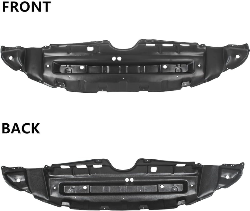 HECASA Front Engine Splash Shield Compatible with 2011-2020 Toyota Sienna Under Cover Replacement for TO1228174 5144108030 12171444 LYAP-505T