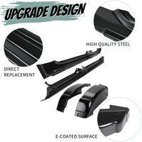 Load image into Gallery viewer, Outer Rocker Panels &amp; Cab Corners Compatible with 1999-2007 Chevy GMC Silverado Pickup 4 Door Crew Cab Pair Replacement (3 Packages) LYAM-112A-L+LYAM-112A-R+LYAM-270-2
