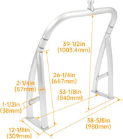 Load image into Gallery viewer, KUAFU Rear Ski Tow Bar Universal Compatible with Pontoon Boats Outboard Motor Pylon Pole Width 43inches (Aluminum) LYOM-024
