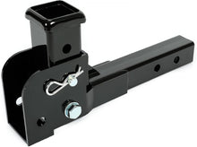 Folding Hitch 2inches Adapter Compatible with 2 Inch Trailer Hitch Extension Shank Mount Cargo Mobility Carrier Adapter 500lbs Weight Capacity LYAM-738S
