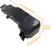 Fuel Tank Skid Plate Compatible with 2007-2018 Jeep Wrangler JK 2-Door Black Replacement for 52059743AJ LYAM-603