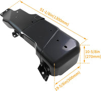 Load image into Gallery viewer, HECASA Fuel Tank Skid Plate Compatible with 2007-2018 Jeep Wrangler JK 2-Door Black Replacement for 52059743AJ LYAM-603
