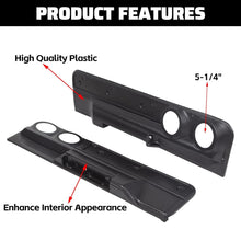 Lower Door Panel Set 2-Speaker Door Panel Compatible with 1978-1988 Monte Carlo Malibu (2dr) & El Camino Cutlass Regal LYAP-453S