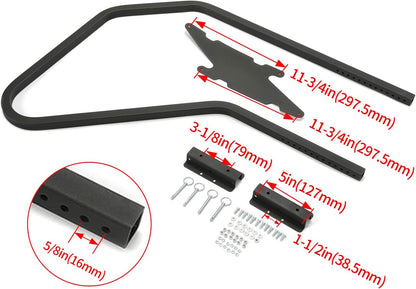 RV Handrail Compatible with Any Generation 3 Triple Or Quad Solid Step for 5th Wheel Rvs Travel Trailers Steel 3 or 4 Step LYOM-072