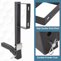 Load image into Gallery viewer, Spare Tire Mount Carrier 24-Inch Universal Fit for SUV ATV UTV RV Truck Car w/Standard 2&#39;&#39; Receiver Trailer Hitch Tire Carrier Bracket LYOM-060
