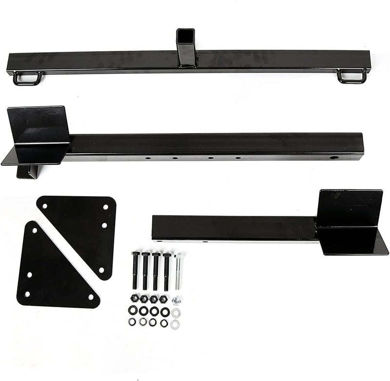 HECASA Motorcycle Trailer Carrier Tow Hitch Rack Motorcycle Carrier Black LYA-062