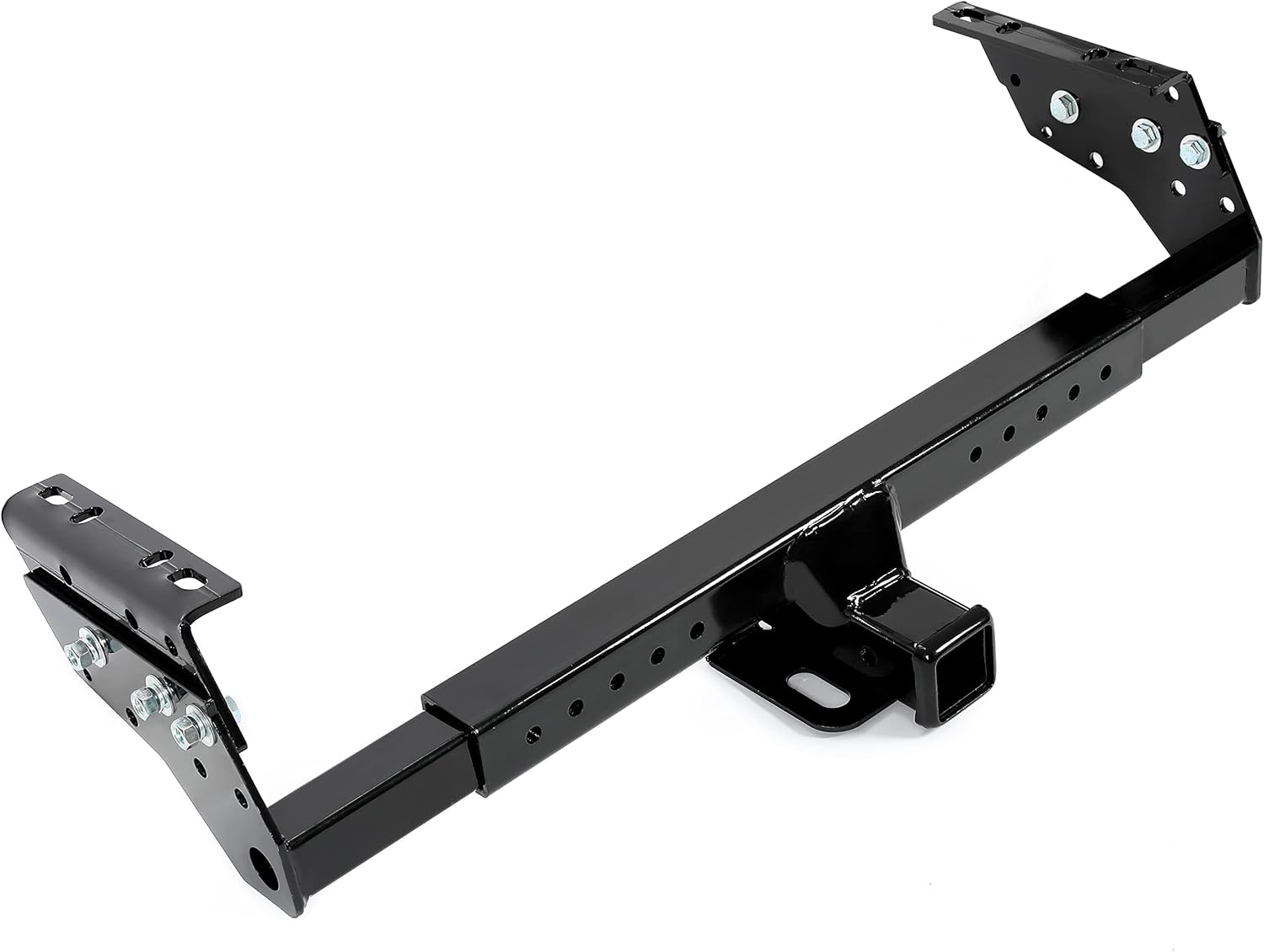Adjustable 2inches Class 3 Trailer Hitch Compatible with Select Chevrolet Chrysler Dodge Ford GMC Isuzu Jeep Mazda Nissan Plymouth Black Replace for 37042 LYAM-768