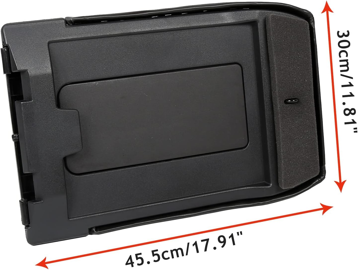 Center Console Armrest Lid Compatible with 1999-2007 Chevy Silverado Tahoe Avalanche Suburban GMC Sierra Yukon Escalade Armrest Latch Organizer Cover Replacement for 19127364 LYAP-249