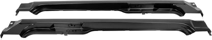 Rocker Panel Guard Compatible with 2009-2014 Ford F150 Extended Cab Truck Rust Repair Pair Black LYAM-109