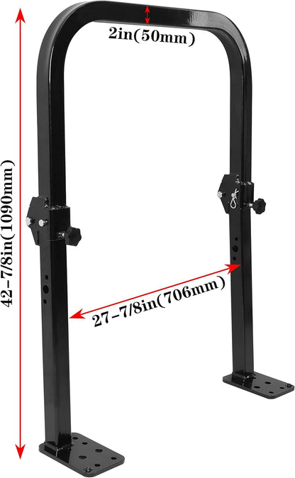 Tractor Folding ROPs Roll Bar Compatible with John Deere 2210 2305 Tractors Zero Turn Mower 27inches ROPS Bars LYJD-026