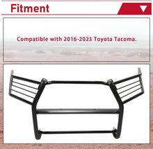 Front Brush Guard Bumper Grille Compatible with 2016-2023 Toyota Tacoma Bull Bar Brush Push Bar Guard Protector Powder Coated Black Steel Exterior Accessories LYAM-139S