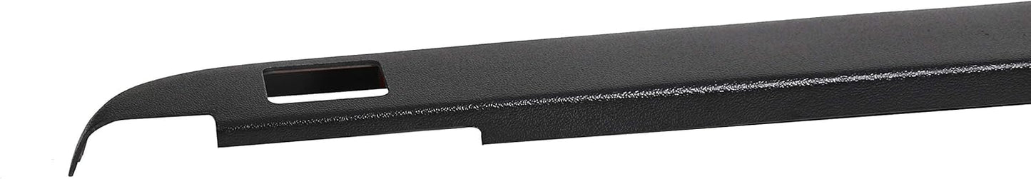 6'5inches Truck Bed Rail Caps Compatible with 2002-2009 Dodge Ram 1500 2500 3500 (Set of 2) Black Smooth Finish with Stake Pocket Hole Cutouts 72-41451 LYAP-209