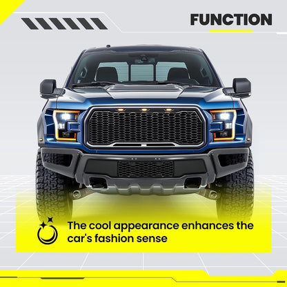 KUAFU Bumper Assembly W/Fog Light Holes Compatible with F150 Raptor Style