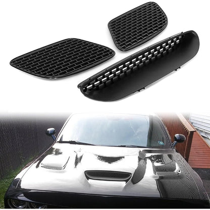 ECOTRIC Hood Scoop Vent Compatible with 2015-2018 Challenger 2019-2023 R/T