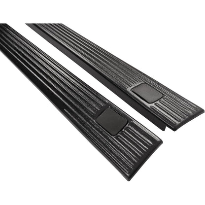 ALMULOO 6Ft 3/4' Truck Bed Side Rail Cover Compatible with 2002-2016 Ford F250 F350 F450 F550 Super Duty Plastic Black Textured Rail Caps Protector Molding Replace for 2C3Z99291A40BAA 2C3Z99291A41BAA