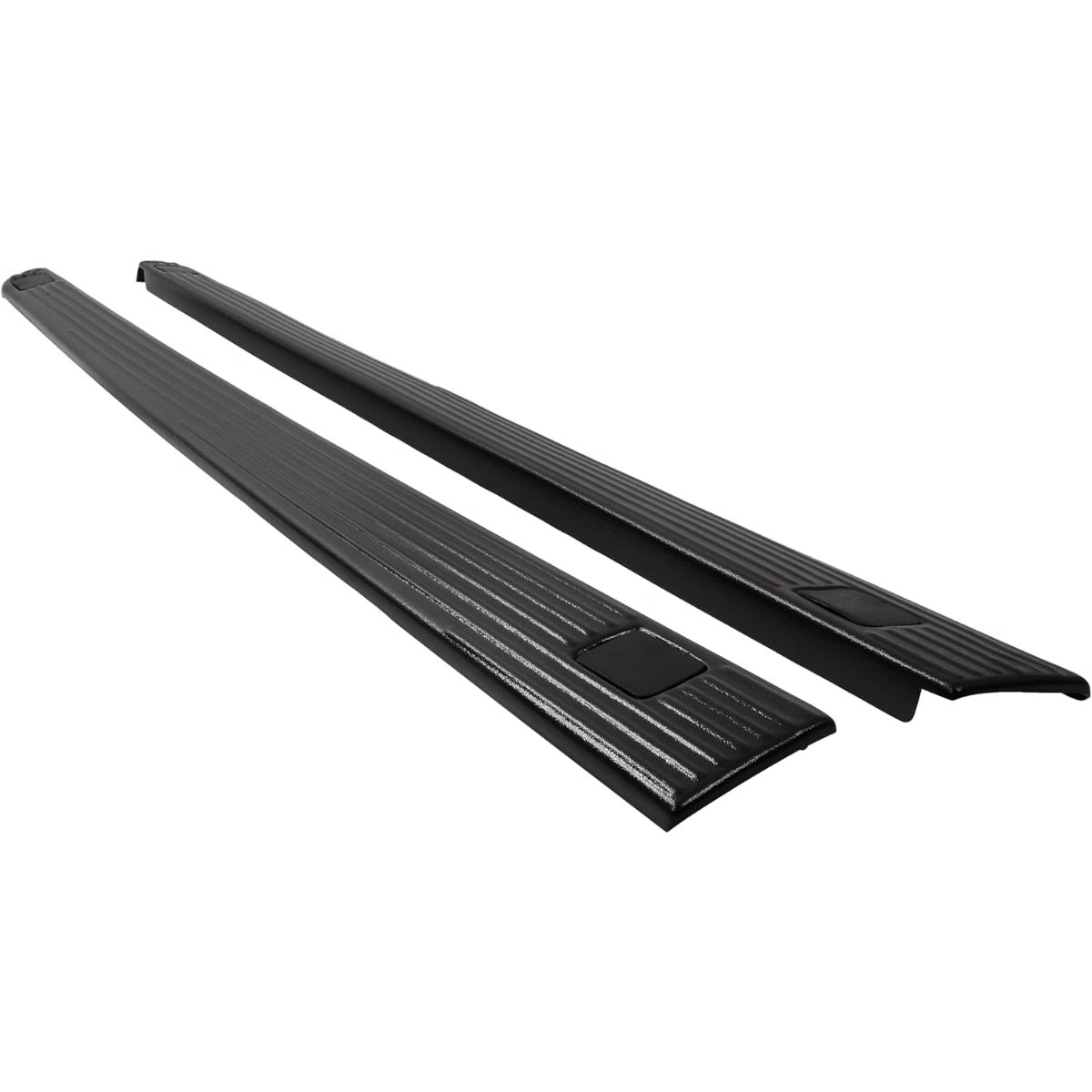 ALMULOO 6Ft 3/4' Truck Bed Side Rail Cover Compatible with 2002-2016 Ford F250 F350 F450 F550 Super Duty Plastic Black Textured Rail Caps Protector Molding Replace for 2C3Z99291A40BAA 2C3Z99291A41BAA