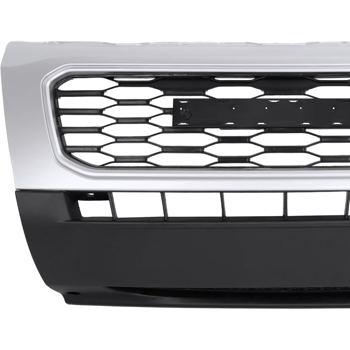 Front Bumper Center Lower Cover Assembly & Grille Compatible with 2019 2020 2021 Ram Promaster 1500 2500 3500 Replacement For 1ZT90JXWAB CH1000A52, CH1202111 PP+ABS Plastic