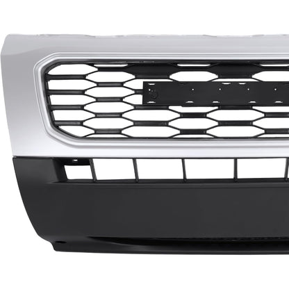 Front Bumper Center Lower Cover Assembly & Grille Compatible with 2019 2020 2021 Ram Promaster 1500 2500 3500 Replacement For 1ZT90JXWAB CH1000A52, CH1202111 PP+ABS Plastic