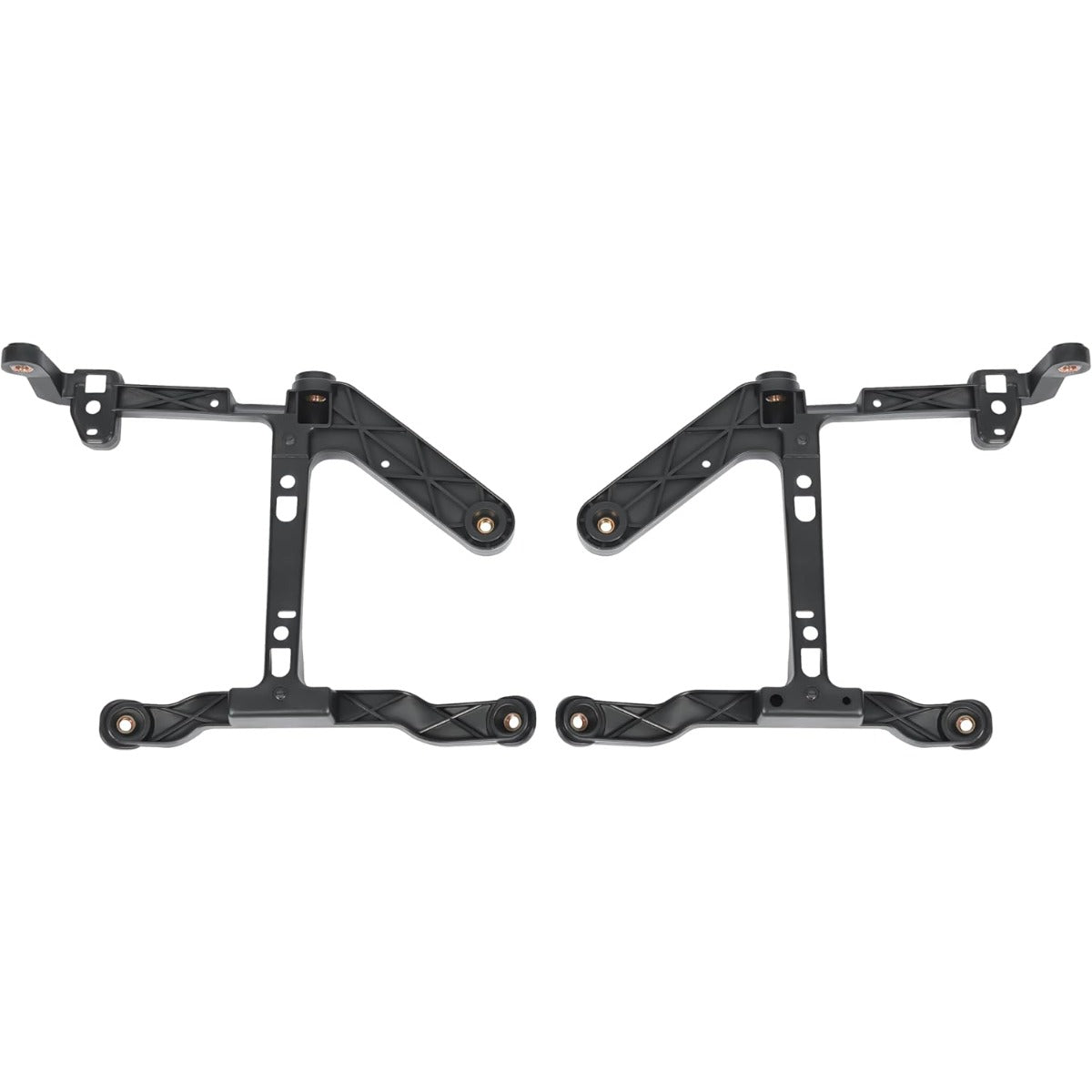 Front Bumper Bracket Compatible with 2013-2018 Dodge Ram 1500 and 2019-2024 Dodge Ram 1500 Classic LH & RH Replacement for CH1061108 68232454AA Plastic(PA6) Black