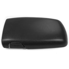 KUAFU Center Console Lid Armrest Door Compatible with 1997-2002 Pontiac Firebird/Chevy Chevrolet Camaro w/Button & Hinge Replacement for 10273748 10423155 Black ABS Plastic