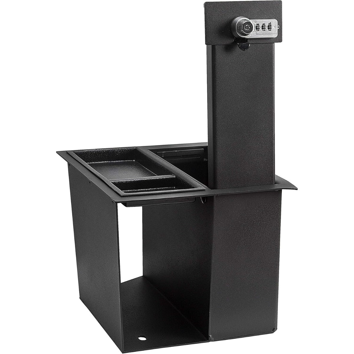 Center Console Storage Compatible with 2014-2022 Toyota Tundra Replacement for 00016-34174 0001634174 w/Tray Key Lock Box Safe Gun
